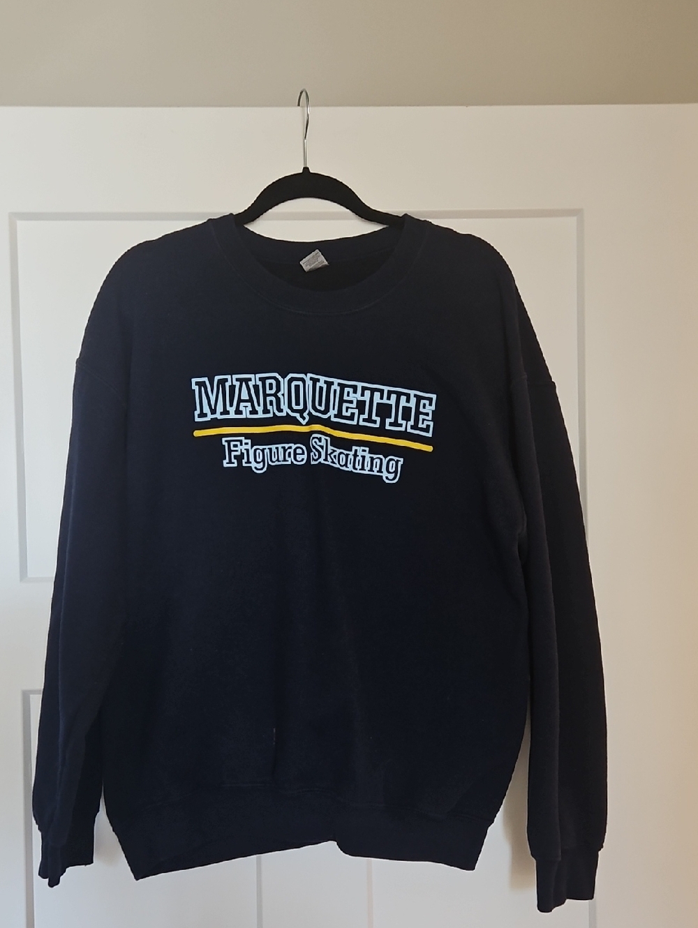 Gildan Marquette Figure Skating Crewneck Sweatshirt